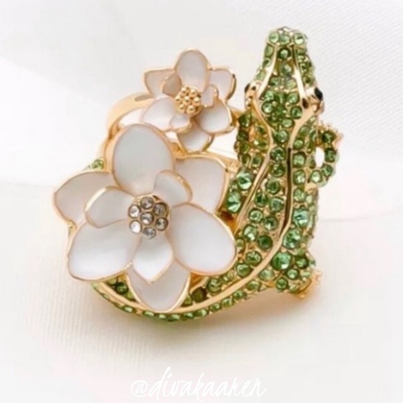 Kate spade “Swamped” Alligator & Flowers Ring - Picture 2 of 8